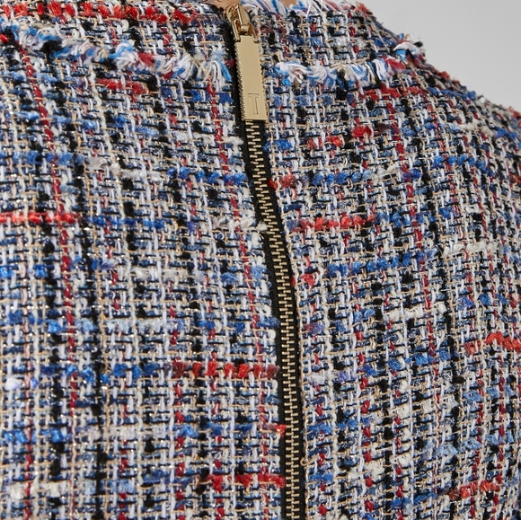 🍒NWT🍒 TED BAKER TWEED SHIFT DRESS - Picture 5 of 7